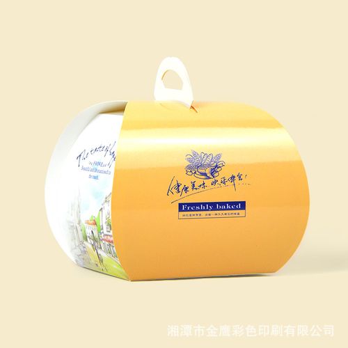 热销产品 湖南金鹰慕斯蛋糕盒 湘潭印刷 休闲食品包装